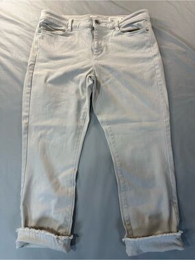 J. Jill Cream Ankle & Cropped Jeans